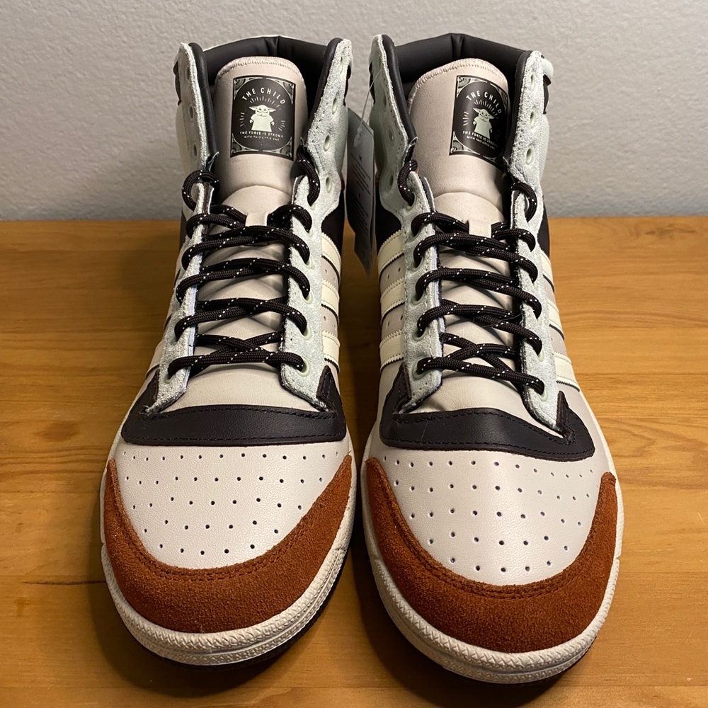 Adidas Top Ten Hi Star Wars Mandalorian “The Child” size 12 Men’s Shoes